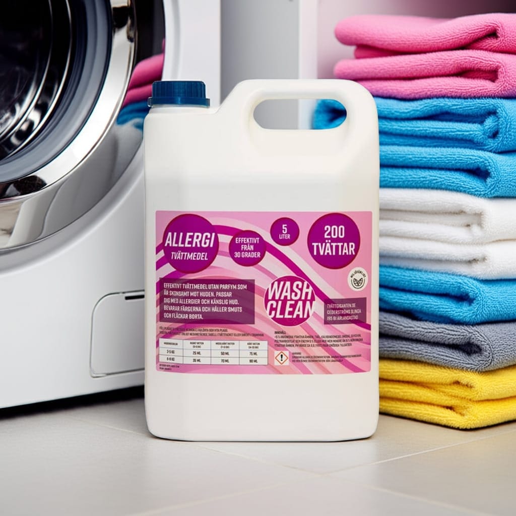 Flytande Allergitvättmedel 5 liter